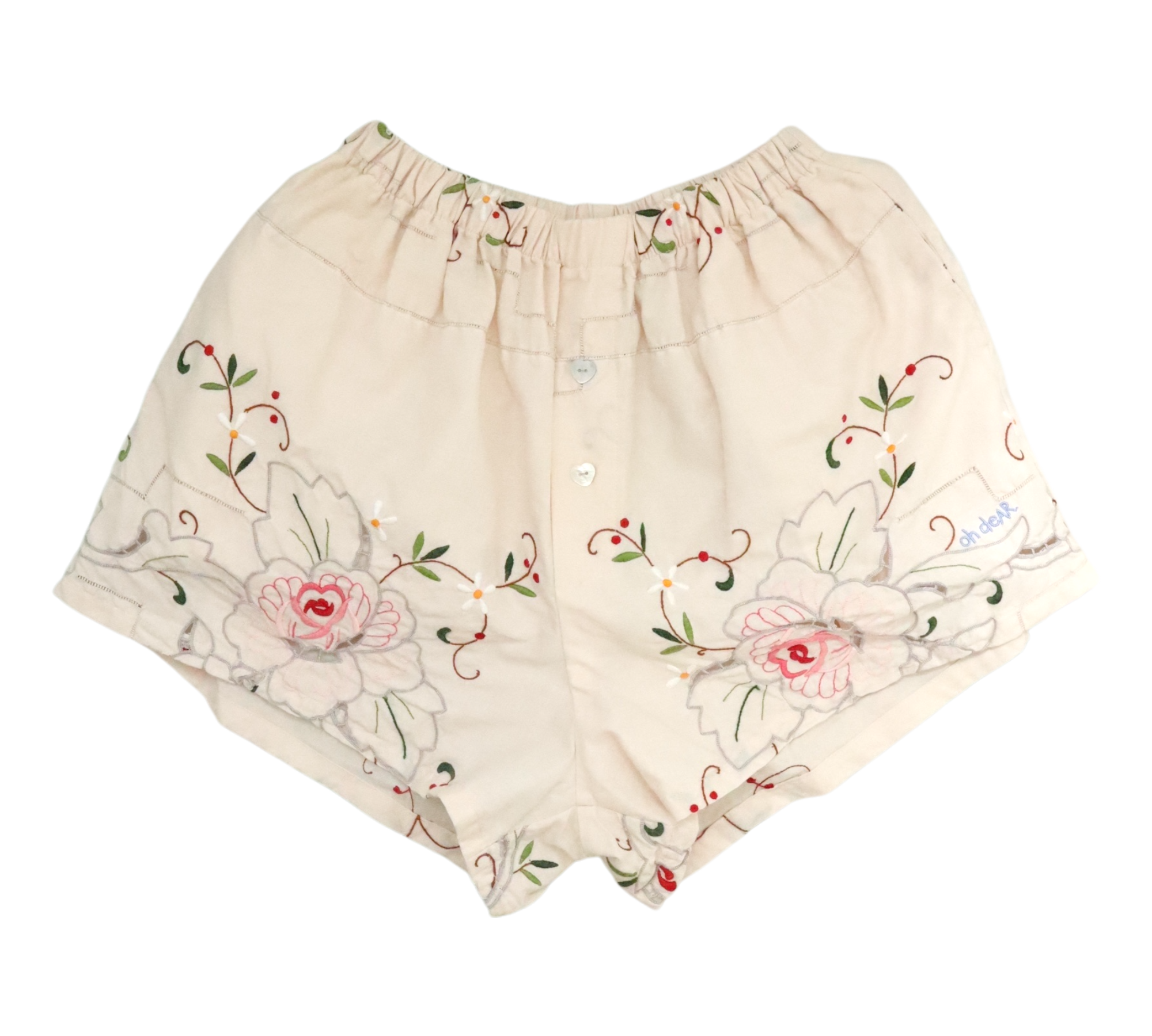 oh dear boxer 〰 pink peony S/M