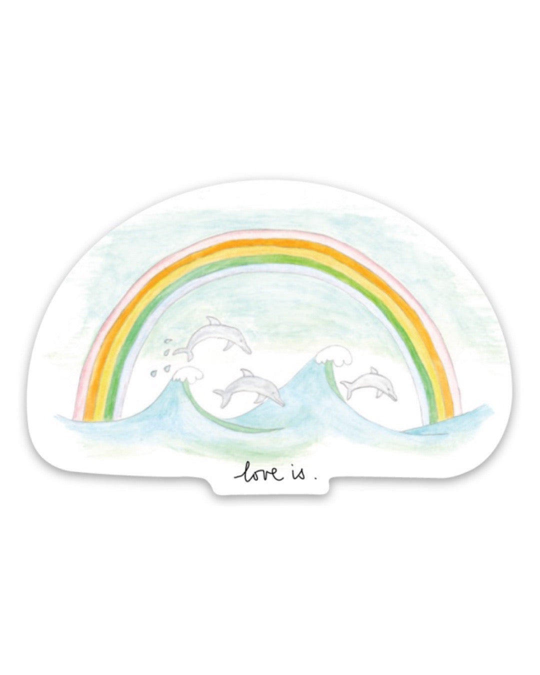 love is a rainbow ♡ sticker