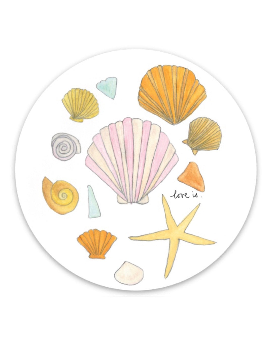 love is a shell ♡ sticker